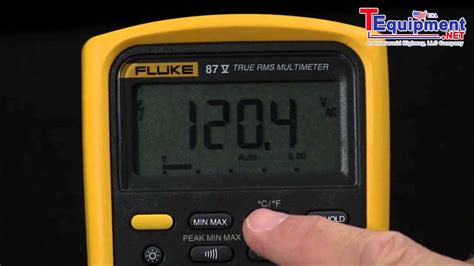 Fluke 87V: How To Switch Auto To Manual Current Ranges - YouTube