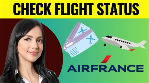 How To Check Air France Flight Status - YouTube