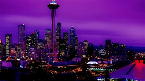 Seattle Night Wallpapers - Top Free Seattle Night Backgrounds ...