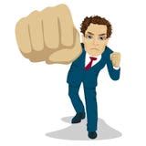 Hand In Fist Punching From Front Stock Vector - Illustration of line, print: 27067415