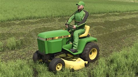 John Deere 330 Lawn Mower v1.0 FS22 Mod | Farming Simulator 22 Mod