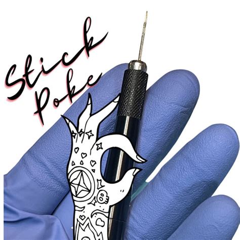 Stick And Poke Tattoo Kit 29pc kit ink-needles-ink | Etsy