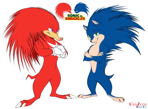 Sonic and Knuckles Restyle Sheet by GunZcon on DeviantArt