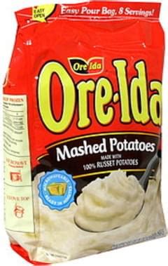 Ore-ida Mashed Potatoes - 22 oz, Nutrition Information | Innit