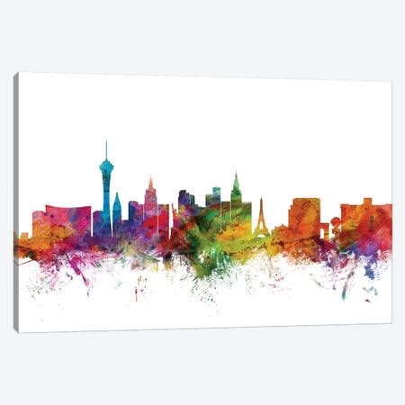 Las Vegas, Nevada Skyline Canvas Wall Art | Michael Tompsett | iCanvas