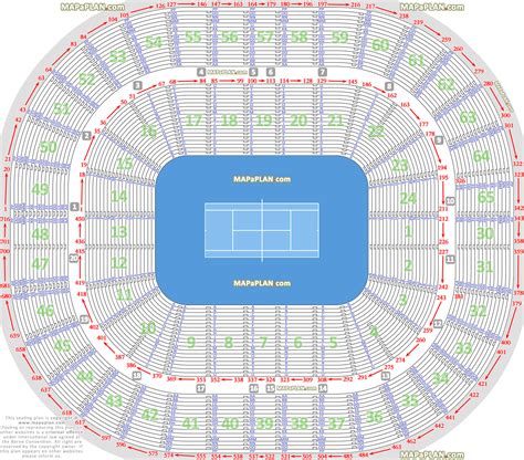 Rod Laver Arena Seating Map - High Castle Map