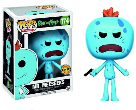 Mr. Meeseeks Funko Pop! Chase (174) - Vulcania Juegos de Mesa