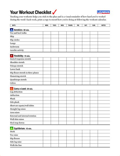 Free Fitness Planner Printable - Printable Word Searches