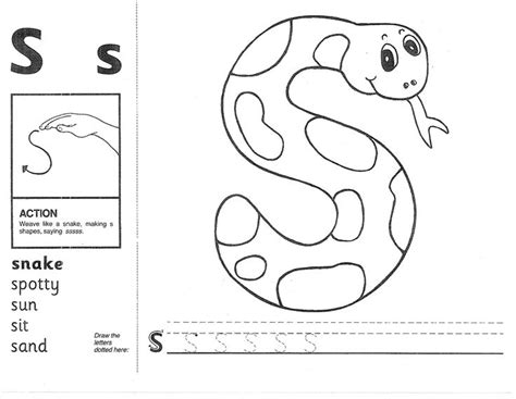 Jolly Phonics Printing worksheet example | Phonics worksheets, Jolly ...