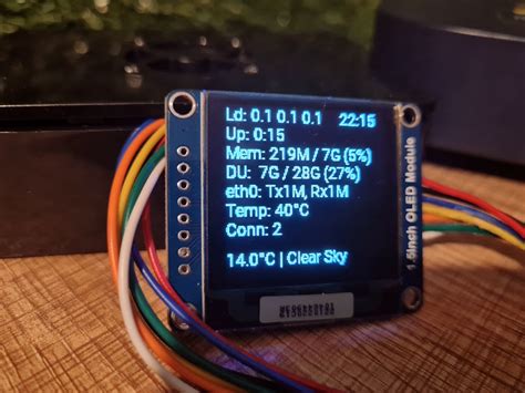 System Info on Raspberry Pi OLED Displays using Luma.OLED