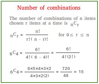 Combination Word Problems with Solutions