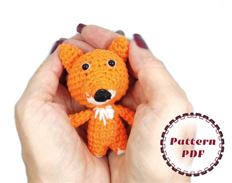 Amigurumi crochet pattern Fox cute Fox Crochet PATTERN PDF | Etsy