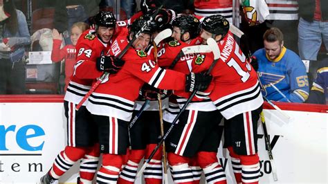 Blackhawks beat Blues in fifth straight OT game - ABC7 Chicago