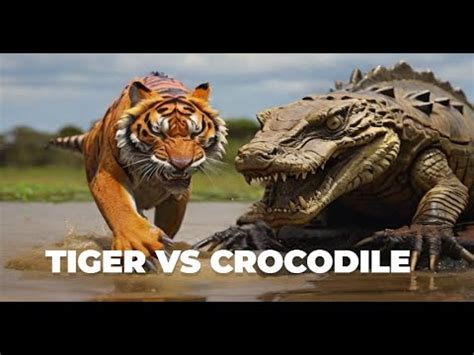 TIGER VS CROCODILE FIGHT - WHO WILL WIN? - YouTube