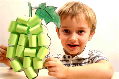 DIY: Paper crafts for kids PAPER GRAPES, My Crafts and DIY Projects