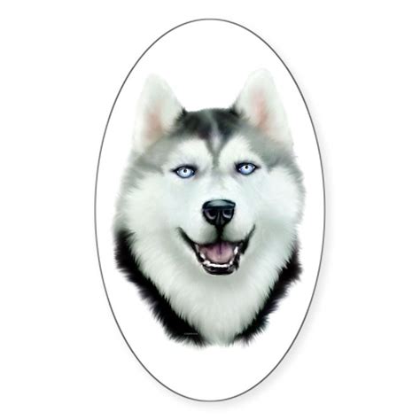 Siberian Husky Decal by danesrusduds