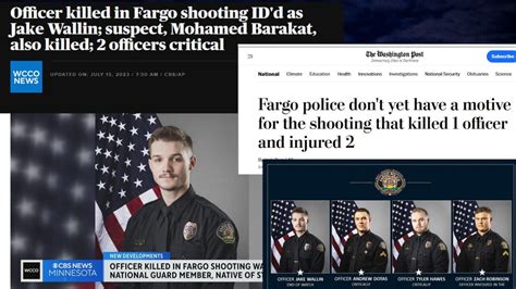 Officer killed in Fargo ambush shooting; suspect, Mohamed Barakat, also ...