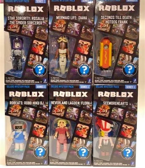 ROBLOX DELUXE MYSTERY Pack Series 1 COMPLETE set of 6 Boxes $49.99 - PicClick