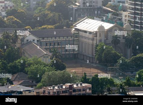 An aerial view of cityscape Mumbai surrounded by buildings Stock Photo ...