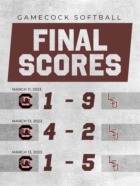 Analysis: Gamecock softball suffers defeat in series against LSU - The ...