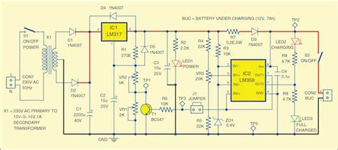 Schematic 12v Battery Charger - Wiring Diagram