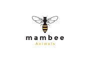 insect bee fly cartoon logo design | Creative Market