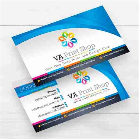 Full Color Business Cards - VA Print Shop