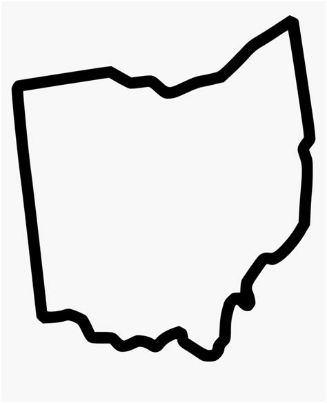 Ohio Outline Png - State Of Ohio Svg Free, Transparent Png ...