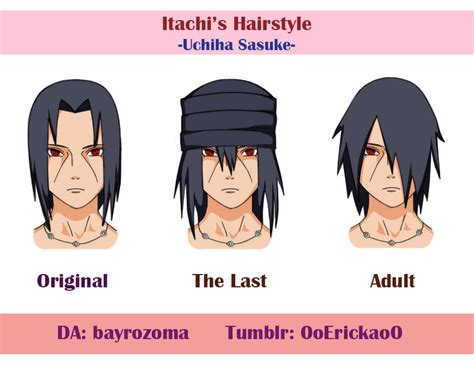 Itachi's hairstyle by bayrozoma on DeviantArt