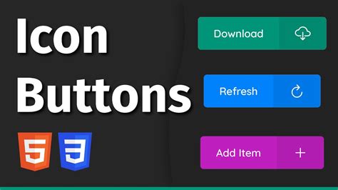 Easily Create Buttons With Icons Using HTML & CSS