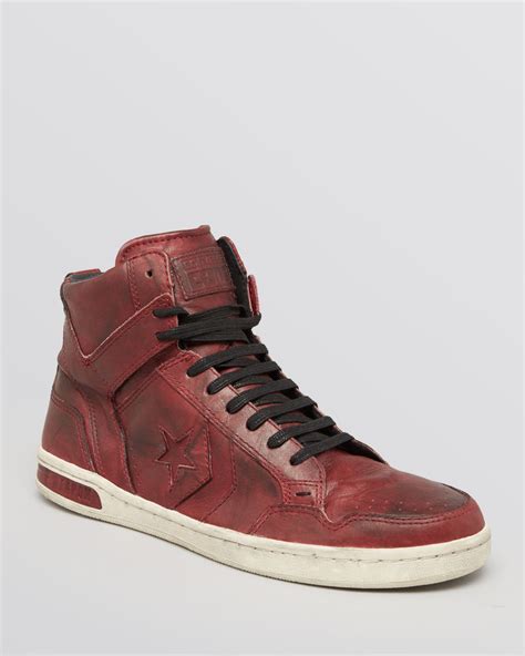 Converse Jv Weapon Leather High Top Sneakers in Brown for Men | Lyst