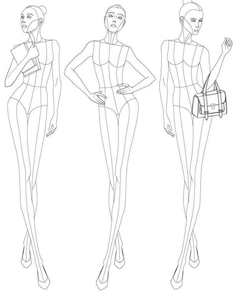 Fashion Drawing Templates Poses