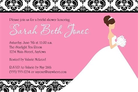 Free Electronic Bridal Shower Invitations