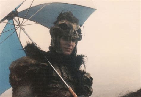 Clancy Brown on the set of Highlander (1986) | Kurgan, Highlander movie ...