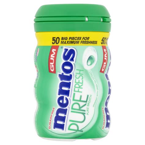 Mentos Gum Pure Fresh, Spearmint (Pack of 6 , 50-Piece)- Buy Online in Qatar at qatar.desertcart ...