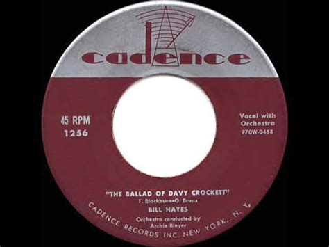 The Ballad of Davy Crockett by Bill Hayes - Songfacts