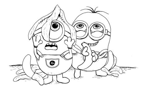 Two Minions Doodle - Doodle is Art