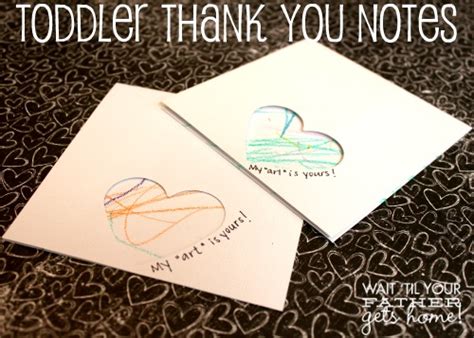 {Toddler Thank You Notes} - Wait Til Your Father Gets Home