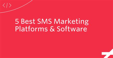 5 Best SMS Marketing Platforms | Twilio