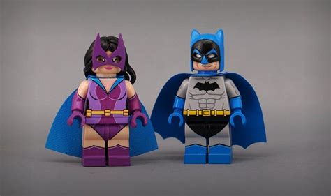 Huntress & Batman Painted Custom Minifigures | Custom LEGO Minifigures