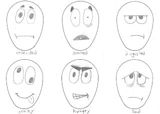 Geometry and Arts: 2017-18. Comic. Face expressions