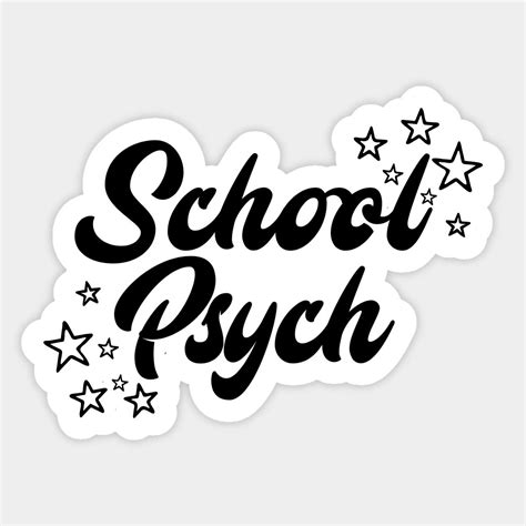 School Psychologist Sticker - Customized Decals