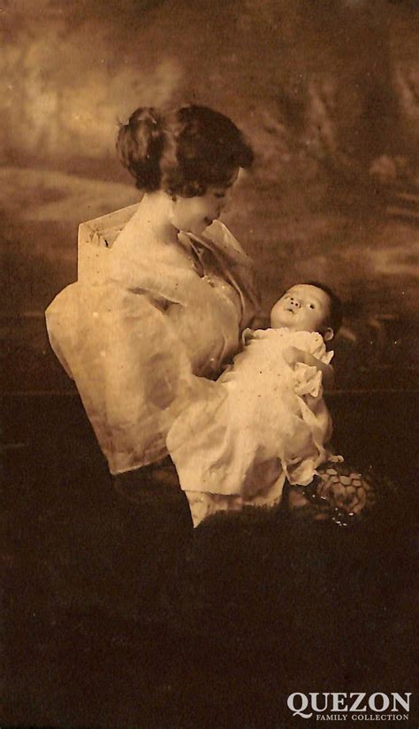 Aurora Quezon holding her first born,... - Manuel L. Quezon | Facebook