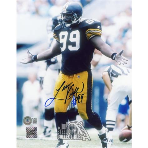 Levon Kirkland Autographed Pittsburgh Steelers 8x10 Photo - BAS (Arms ...