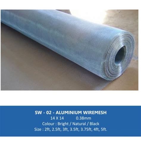 Aluminium wire mesh 0.37mm - 2ft , 2.5ft , 3ft , 3.5ft , 4ft , 5ft rolls