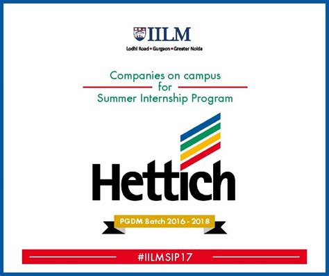 Hettich India Private Ltd – IILM Career Management Centre