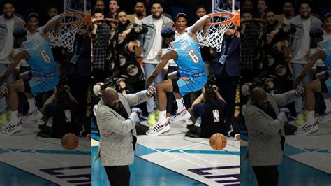 Oklahoma City's Diallo leaps over Shaq to win dunk contest | Fox News