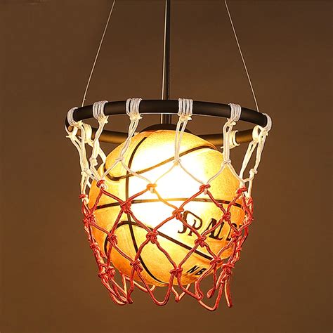 American children's room lights led basketball chandelier-in Pendant Lights from Lights ...