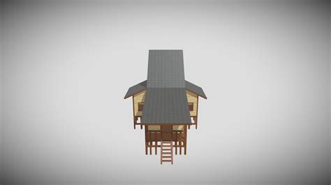 Rumah Banjar - Download Free 3D model by mirzaar [55f3578] - Sketchfab