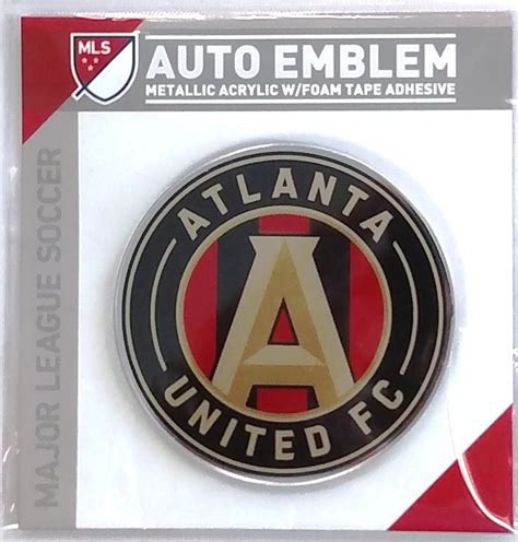 Atlanta United FC Premium Raised Acrylic Auto Emblem Decal Soccer ...